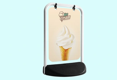  Eco Swinger  -  White  -  Frame  -  Aluminium Panel 2