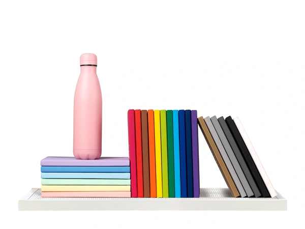  Notebooks And Bottle
